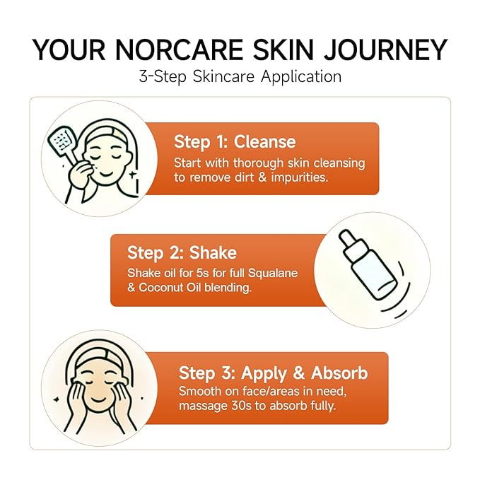 Skin Care Essential oil Coconut & SqualaneDual-Essence Oil Skincare Tech 2026 | 80ml Soothes,Brightens, and repairs your skin barrier. Formulated for allskin types