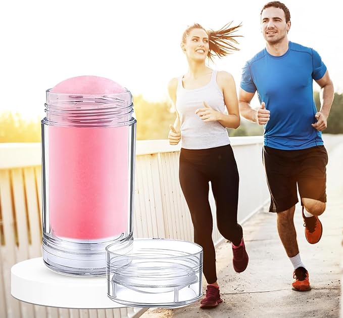 10 Pcs 30ml/1oz Empty Deodorant Containers Bottom Filling Stick Plastic Deodorant Container Twist up Refillable Deodorant Bottles Empty Lip Balm Tube for Homemade DIY Lipstick Crayon Chapstick