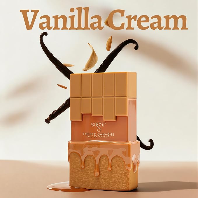 Long-Lasting Gourmand Eau de Parfum for Women - Toffee Canache Original Fragrance 100ml, Premium Perfumes for Women with Edible Notes