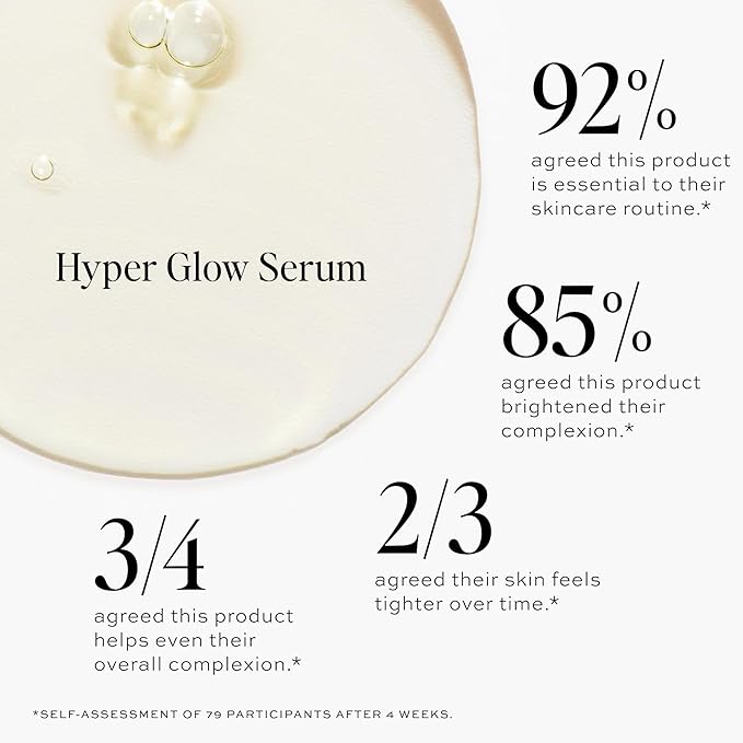 DIME Beauty Serum Set ($64 Value) - Includes Hyaluronic Acid + Hyper Glow Serum (30 ml Each)