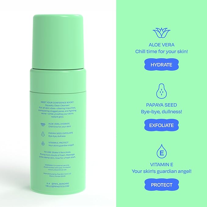 Pipa Ultimate Bundle – Complete 5-Step Routine with Gentle Cleanser, Hydrating Mist, Lightweight Moisturizer, Hypochlorous Acid Spray & Mineral Sunscreen – Safe Skincare for Kids