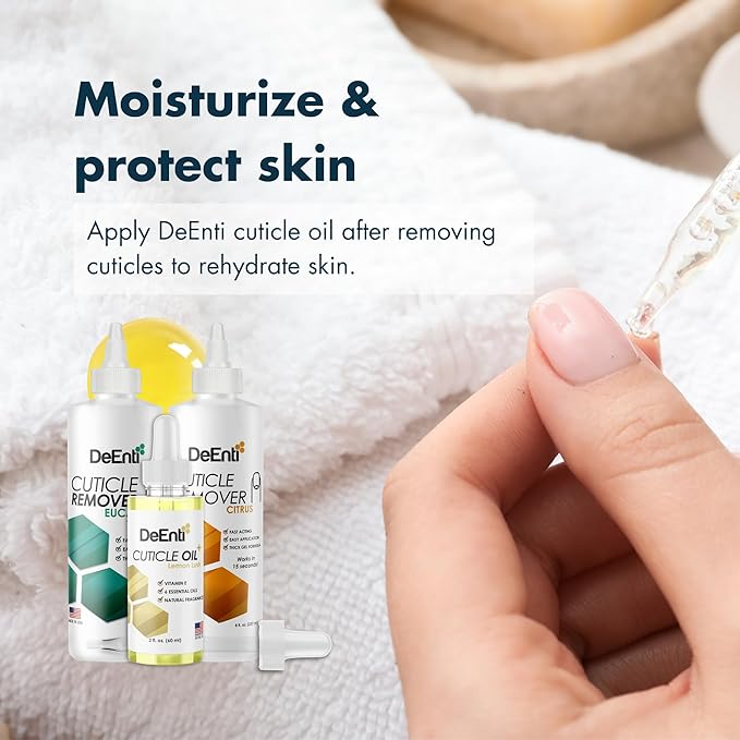Instant Cuticle Remover Gel, Professional Cuticle Softener with Instant 15-Second Removal, 8oz Bottle for Hand, Foot & Nail Care, Salon Quality Manicure & Pedicure Supplies