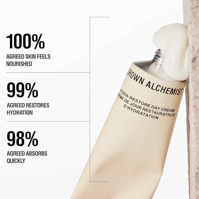 Grown Alchemist On-The-Go Essentials Kit. Restorative Hand Cream (20ml), Hydra Restore Day Cream (12ml), Hydra Retore Lip Balm (12ml)