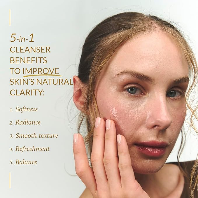 Magic Reset Facial Cleanser – Sulfate-Free Face Wash with Aloe Vera, Oat & Papaya Extracts for a Purified Complexion – 120ml