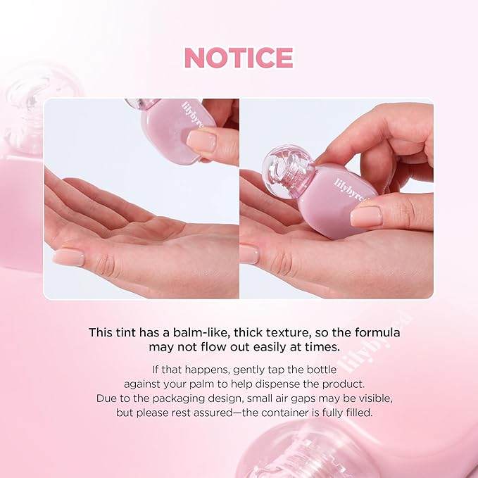 lilybyred Balming Dewy Tint | Korean Semi-Glow Lip Stain, Velvet to Soft Glow Texture, Sheer Buildable Color, Moisturizing & Lightweight, Natural Flush Look, Non-Sticky, 0.21 oz. (02 Tender Lychee)