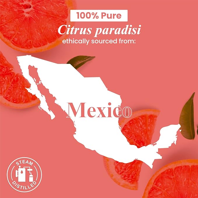 Handcraft Blends Grapefruit Essential Oil – Huge 4 Fl Oz – 100% Pure and Natural – Premium Grade Essential Oil for Diffuser and Aromatherapy, Skin, Massage, Candle and Soap Making Fragrance