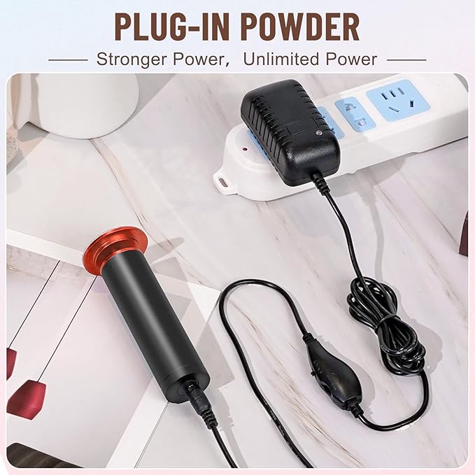 Dermawave Electric Foot File Callus Remover for Feet, Professional Foot Scrubber Sander Grinder for Dead Skin Cracked Heel, Pedicure Tool with 60 Sandpaper Discs for Men & Women