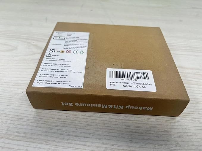 Manicure Set Professional Nail Clippers Pedicure Kit, 16 pcs Stainless Steel Nail Care Tools Grooming Kit with Luxurious Travel Leather Case for Thick Nails Men Women Gift