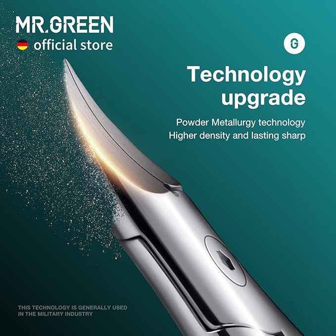 MR.GREEN Toenail Clippers Stainless Steel Ingrown Nail Cutter Thick and Hard Nails Pedicure Manicure Tools (Orange+Nail Remover)