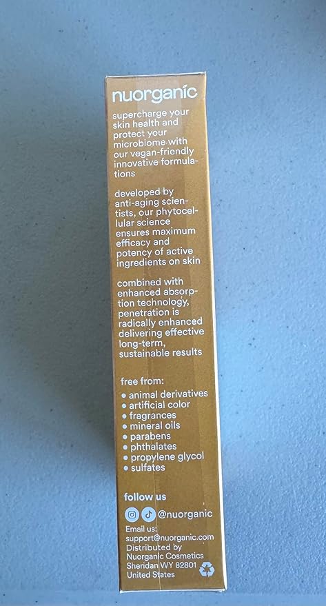 nuorganic ‘Pumped Up’ Pumpkin Enzyme Mask - 120g | Exfoliate and Revitalize with Retinol, Vitamin C, Plant Stem Cells | Vegan, Cruelty-Free Skincare