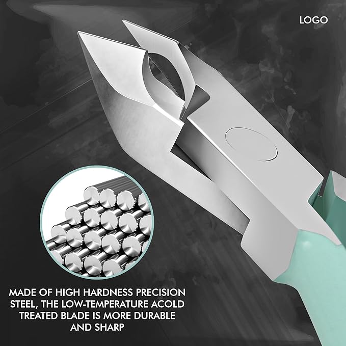 Professional Cuticle Cutter & Pusher Trimmer Manicure Tools with Double Spring – Perfect Nail Care Tool for Manicure & Pedicure Beauty at Home/Spa/Saloon