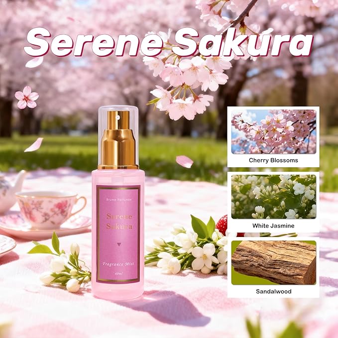 Body Spray for Women 3 Pack, Body Fragrance Mist Gift Set, Travel Size, Each 2 Fl.oz