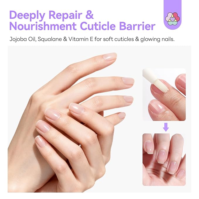 SAVILAND Natural Cuticle Oil Pen: 18 PCS Plant-Based Cuticle Oil for Nails Quick-Absorbing Nail Oil Pen with Vitamin E Deeply Repair Cuticle Softener For Damaged Dry Nails Nourish Skin Nail Care