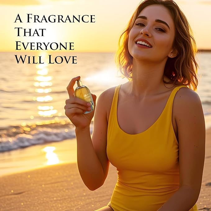 Soleil for Women Eau De Parfum - Gourmand Fragrance With Soft Florals & Creamy Sandalwood - Top Notes of Pistachio, Vanilla & Salted Caramel - Natural & Free of Parabens - Elegant 100ml Bottle