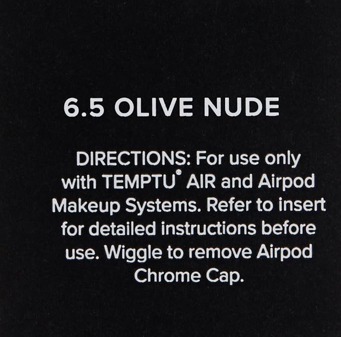 TEMPTU Perfect Canvas Airbrush Foundation Airpod: Anti-Aging Long-Wear Makeup, Buildable Coverage Semi-Matte, Natural Finish