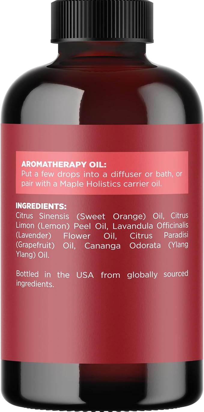 Uplift Aromatherapy Essential Oil Blend - Happy Essential Oil Blend of Calming Essential Oils for Diffusers for Home and Travel with Citrus Essential Oils and Pure Aromatherapy Oils for Diffusers 2oz