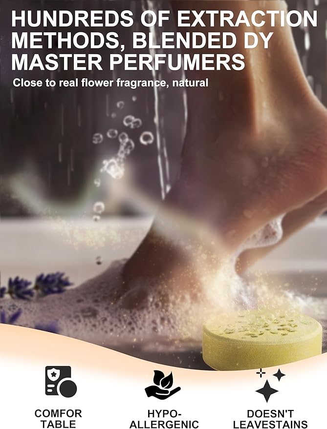 Shower Steamers Aromatherapy Stocking Stuffers 8 Scents, Christmas Gifts for Women Elegant Packaging Birthdays Gifts for Mom, Natural Essential Oil Home Spa Self Care & Relaxing Fruit