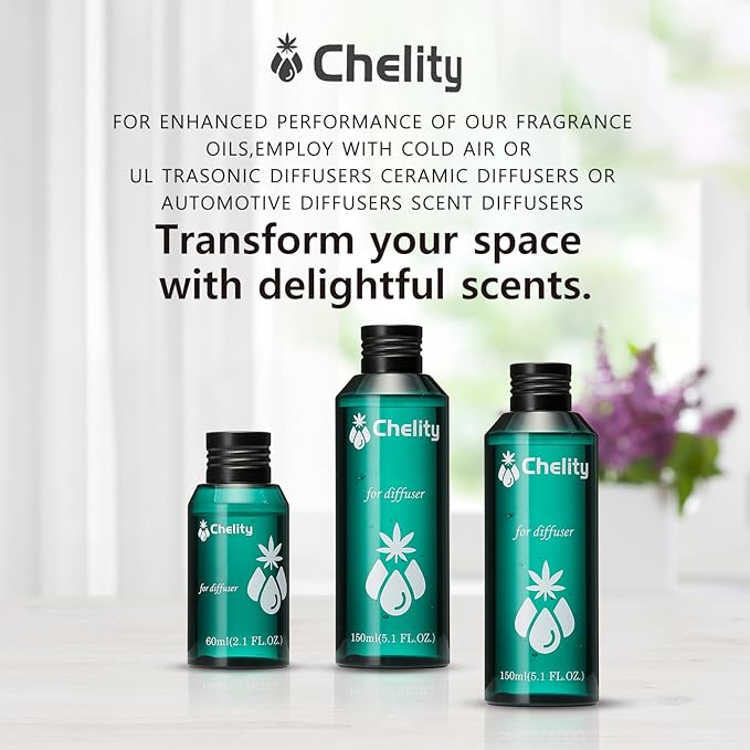 Chelity Hotel Diffuser Oil,5.1Fl Oz (150ml),Home Luxury Aroma & Hotel Fragrance Diffuser Oils-Hotel Diffuser Oil for Aromatherapy, Compatible with Waterless Ultrasonic Diffusers (5.1, My Way)