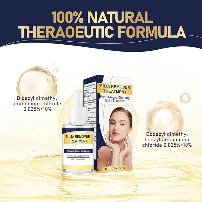 Milia Remover Serum for Eyes and Face,Milia Spot Removal with Salicylic Acid，Milia Acne Serum