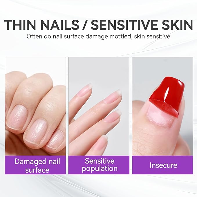 Nail Repair Prep Dehydrator and Primer Kit - Gelike EC Acid-Free Fast Air Dry for Bond Acrylic Gel Tips - Safe Healthy Foundation for Weak Thin Nails - Long Lasting for Professional Salon Manicure