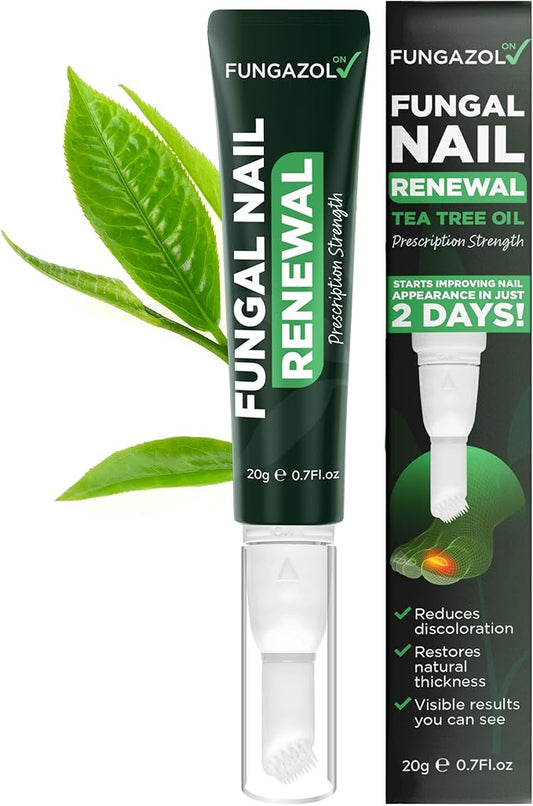 Toenail Fungus Pen - Tea Tree Oil for Toenail Fungus - Antifungal Nail Treatment with Tea Tree Oil - Fast-Acting, No-Touch Applicator - Restores Thickness & Discoloration - 20ML Volume