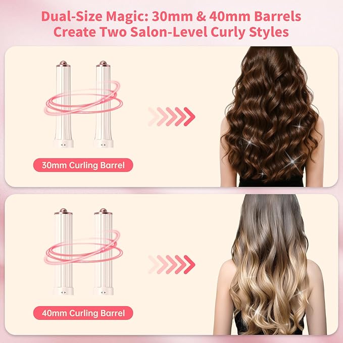 7 in 1 Hot Air Styler Hair Dryer Brush, 110,000 RPM High-Speed Frizz-Free Blow Dryer for Fast Drying, Curling Volumizing Smoothing & Styling, Hair Styler, Straightening Curler