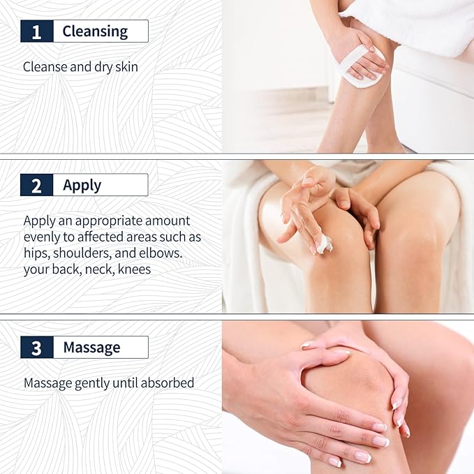 2PCS Neuropathy Relief Cream, Contains Arnica, Menthol, Msm, and Glucosamine, Suitable for Feet, Hands, Legs, Muscles, Joints, and Waist, Fast Absorption, Mild & All Natural