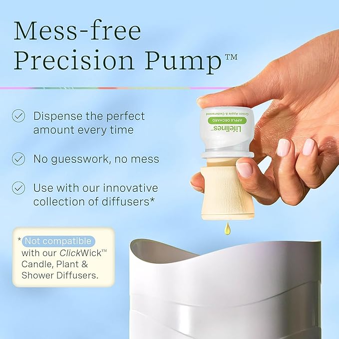 Lifelines Essential Oil Blends, 5-Pack Be Transported Discovery Set - Blended Essential Oils with Precision Pump for Aromatherapy Diffusers - Long-Lasting Scented Fragrance