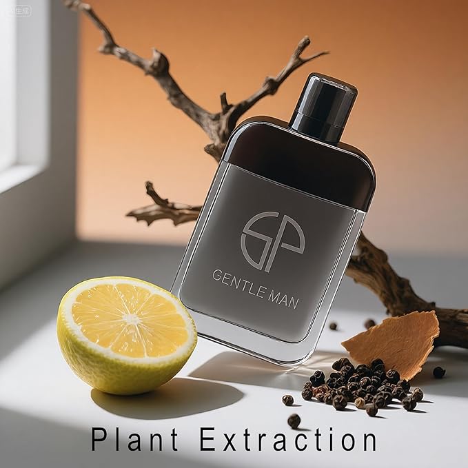 gentleman Long-Lasting Cologne for Men | Fresh Citrus & Woody Scent | Eau de Toilette 100ml Spray | Day to Night Fragrance