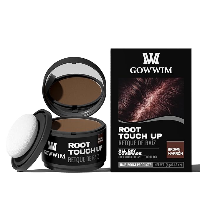 Brown Hair Root Dye Powder - Instantly Cover Gray Hair with Thin Hair Color Shadow 4g