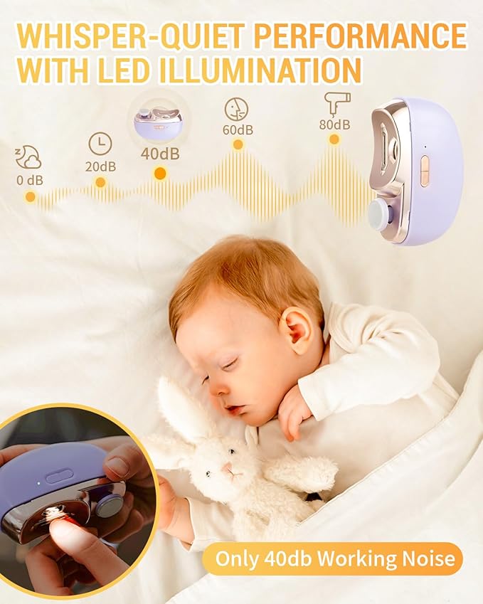 2 in 1 Electric Nail Clippers, 2026 New Electric Polishing Automatic Nail Clippers for Fingers and Toes with 2 Adjustable Speeds, Electric Nail Trimmer for Senior Adults (White)