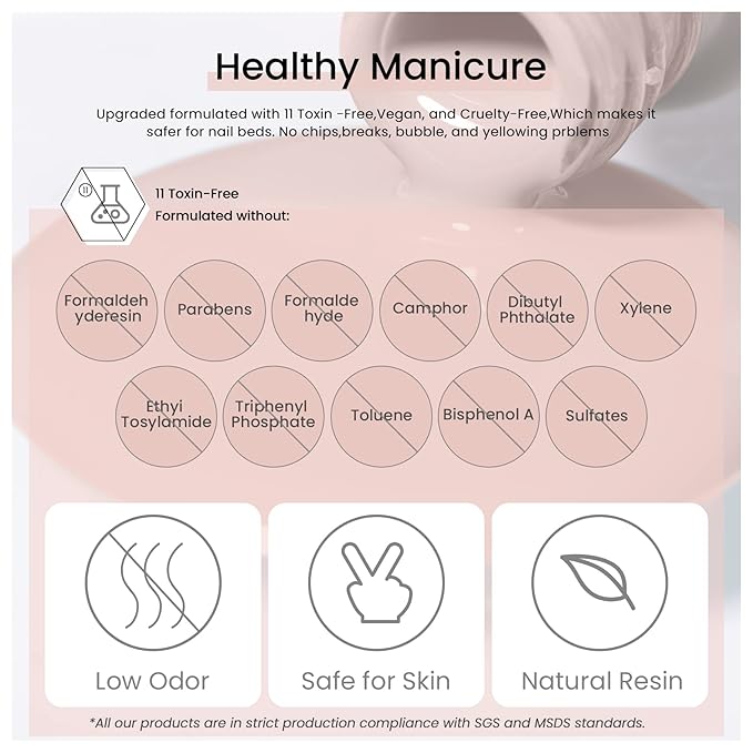 MAYCHAO 15ML Light Pink Gel Nail Polish 1Pc Peach Pink Gel Polish Soak Off UV LED Nail Polish Nail Art Starter Manicure Salon DIY at Home, 0.5 OZ