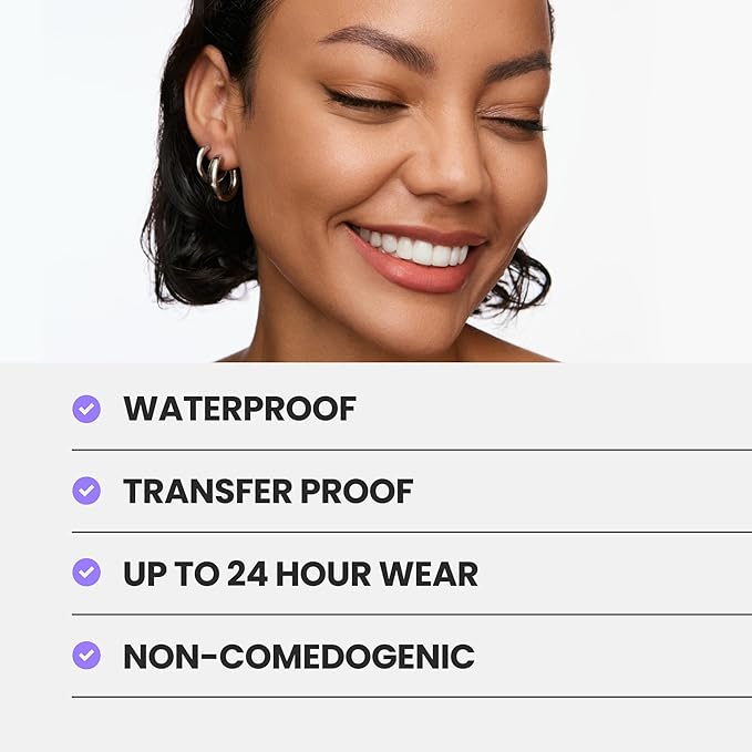 Wonderskin Hyper Bond All-Day Stay Serum Foundation – Waterproof, Transfer-Proof, 24HR Longwear Face Makeup with Niacinamide & Hyaluronic Acid – Lightweight, Natural Finish (Dream)