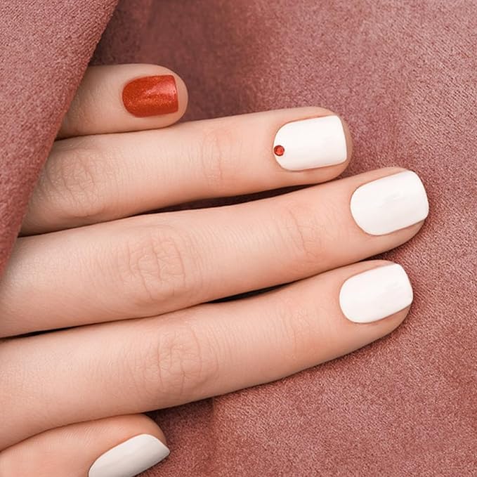 Major Dijit Quick Dry Nail Polish Ghost White Summer Nail Lacquer for Nail Art Regular Nail Polish 0.41 fl oz.