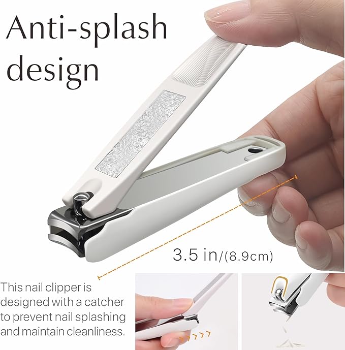 Konovo Nail Clippers for Women Travel,