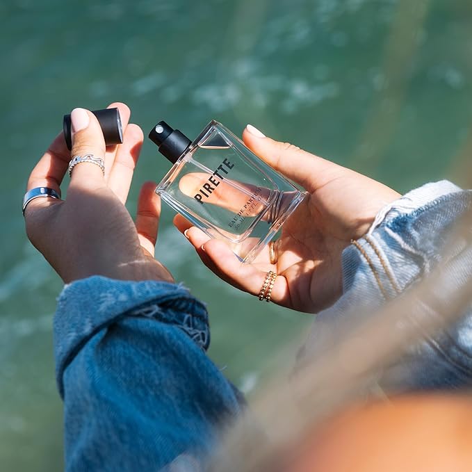 PIRETTE Eau de Parfum Spray for Women, Beach-Inspired, Long Lasting Womens Perfume with Notes of Fresh Green Coconut, Surf Wax & Sunscreen, Daily Women's Fragrances, 1.7 fl oz