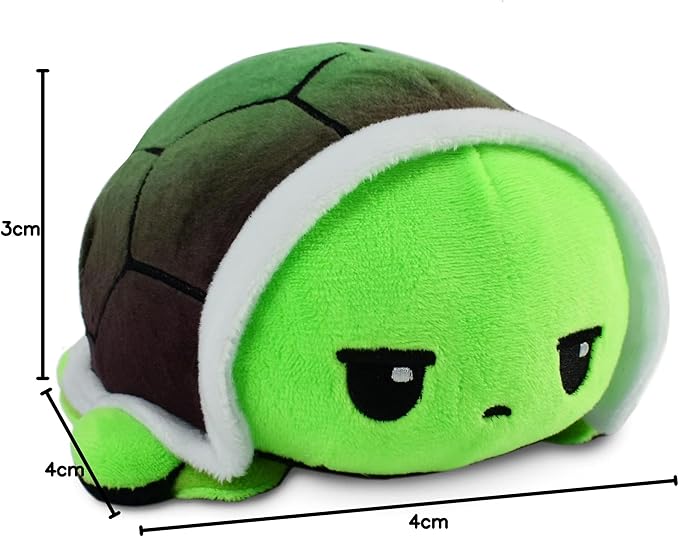 TeeTurtle - The Original Reversible Turtle Plushie - Video Games - Cute Sensory Fidget Stuffed Animals That Show Your Mood