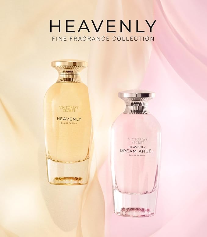Victoria's Secret Heavenly Eau de Parfum, Notes of Gold Musk, Vanilla Sandalwood & White Jasmine, Perfumes for Women (3.4 oz)