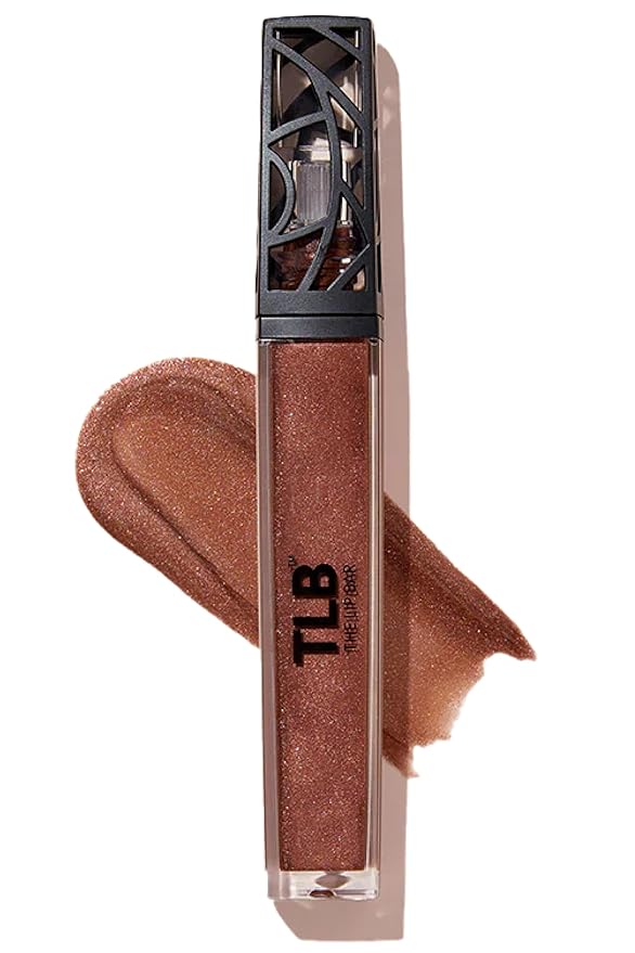The Lip Bar - Lip Gloss, Extra (Brown Shimmer) - Gloss Up Sheer Finish - Smooth, Not Sticky Formula - Moisturizing Coconut Oil, Olive Oil, Argan Oil & Vitamin E - Vegan & Cruelty Free - .30 fl oz
