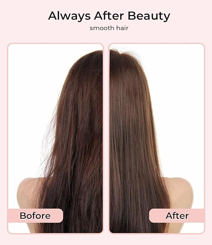 PRITECH Flat Iron Hair Straightener, Titanium Flat Iron with Adjustable Temp(290°F-450°F), 1 inch Plate for All Hairstyles Anti-Frizz Dual Voltage Straightening and Curler 2 in 1 (Pink)