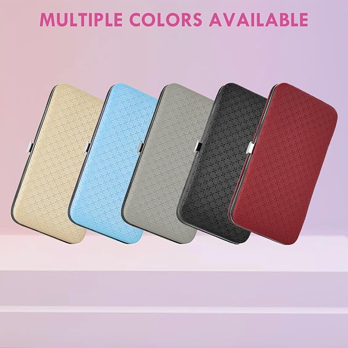 Manicure Set - 19 in 1 Professional Nail Clippers Pedicure Kit, Manicure Tool Kit, Stainless Steel Facial Grooming Set Kit, Gift Idea for Women, Men, Girls, Teens, Red