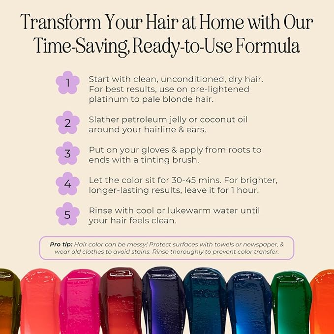 INH Semi Permanent Hair Color | Color Depositing Conditioner | Ruby Red Hair Dye | No Bleach & No Peroxide Temporary Tint for Women & Men | Vegan, Ammonia Free, & Sulfate Free | Ready to Use, 6oz