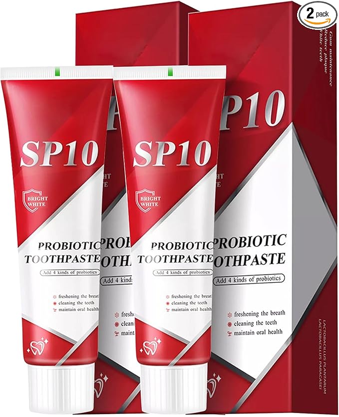 SP 10 Probiotic Whitening Toothpaste - Enhance Oral Health with SP 10 Toothpaste for Brighter, Healthier Teeth