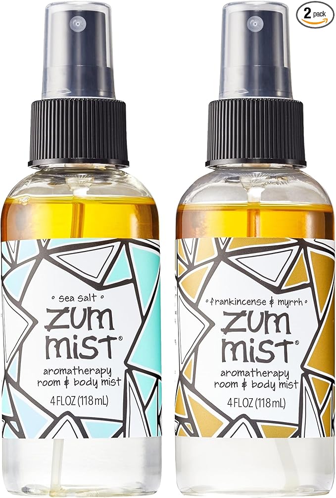 Indigo Wild Zum Mist Frankincense & Myrrh and Sea Salt Mist Body Spray 4 fl. oz. each, 2 Pack