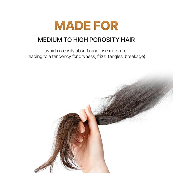 KUNDAL/Honey & Macadamia/Deep Moisture Repair Set, Smooth Frizz + Strengthen Strands + Silky Soft Hair | Amber Vanilla, 300ml (Pack of 2), Stocking Stuffers