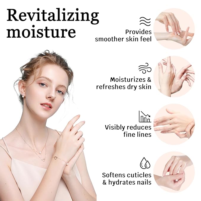 Pairs of 6 Hand Masks Moisturizing Glove,Deep Hydrating Hand Mask Gloves for Dry Hands,Non-Greasy Hand Moisturizer Gloves to Make Hands Soft and Smooth,Spa Set,Hand Care Gifts for Women Set4