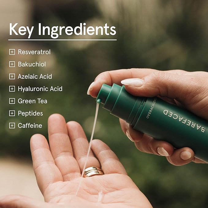 Barefaced Serum Duo - RetinAL & Overachiever to Improve Skin Firmness, Strengthen Skin Barrier, & Boost Retinoid Results