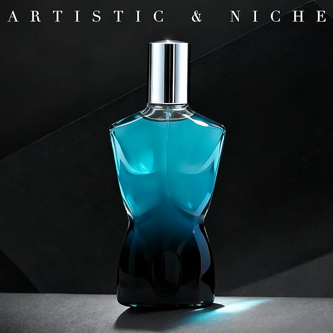 Blue for M Ultra for M, Men's Cologne Gift, Long Lasting EDP, Aura of Elitism & Modern Style, Perfume for Business, Commute and Casual Use, 3.4 Fl Oz (BLUE-for men)