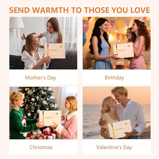 Orange Collagen Gel Overnight Mask Skin Care for Women, 55 Pcs Self-Care Spa Bath & Body Care Basket Gift Set, Face Sheet Mask, Under Eye Patches, Face Serum, Bath Bomb, Christmas, Mother Day, Dad