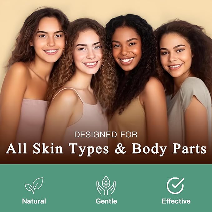 1.3Lb/21oz Hard Wax Beads for Hair Removal, Bouvetean Wax Beans for Bikini, Eyebrow, Face, Legs, Full Body Sensitive Skin Waxing with 10pcs Wax Spatulas (Pack of 6)